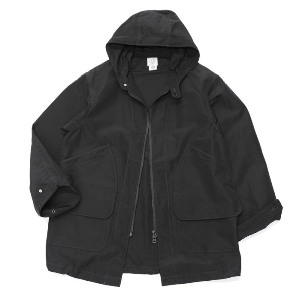 画像1:  Post O'Alls（ポストオーバーオールズ）DEE PARKA3（ディー・パーカ3）"60/40"/Black（ブラック） (1)