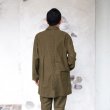 画像10: F.O.B FACTORY(エフオービーファクトリー)FRENCH BASK COAT(フレンチバスクコート)CL DOUBLECLOTH BACK SATIN/Olive(オリーブ) (10)