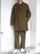 画像11: F.O.B FACTORY(エフオービーファクトリー)FRENCH BASK COAT(フレンチバスクコート)CL DOUBLECLOTH BACK SATIN/Olive(オリーブ) (11)