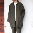 画像9: F.O.B FACTORY（エフオービーファクトリー）FRENCH BASK COAT（フレンチバスクコート）CL DOUBLECLOTH BACK SATIN/Charcoal（チャコールグレー） (9)