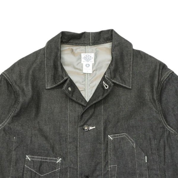画像3: Post O'Alls（ポストオーバーオールズ）DeLuxe Railroader2（デラックス・レイルローダー2）"8oz Denim with taffeta lining" / Black（ブラック） (3)