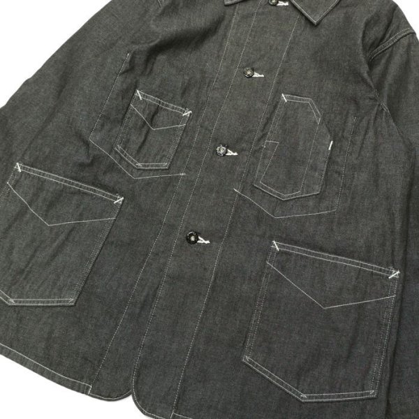 画像6: Post O'Alls（ポストオーバーオールズ）DeLuxe Railroader2（デラックス・レイルローダー2）"8oz Denim with taffeta lining" / Black（ブラック） (6)