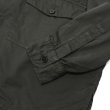 画像9: KAPTAIN SUNSHINE（キャプテンサンシャイン）Garment Dyed Safari Shirt Jacket（ガーメントダイドサファリシャツジャケット）FINX SATIN CLOTH/Taupe（トープ）・Ink Black（インクブラック） (9)