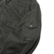 画像8: KAPTAIN SUNSHINE（キャプテンサンシャイン）Garment Dyed Safari Shirt Jacket（ガーメントダイドサファリシャツジャケット）FINX SATIN CLOTH/Taupe（トープ）・Ink Black（インクブラック） (8)