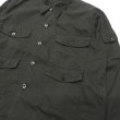 画像11: KAPTAIN SUNSHINE（キャプテンサンシャイン）Garment Dyed Safari Shirt Jacket（ガーメントダイドサファリシャツジャケット）FINX SATIN CLOTH/Taupe（トープ）・Ink Black（インクブラック） (11)