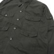 画像8: KAPTAIN SUNSHINE（キャプテンサンシャイン）Garment Dyed Safari Shirt Jacket（ガーメントダイドサファリシャツジャケット）FINX SATIN CLOTH/Taupe（トープ） (8)