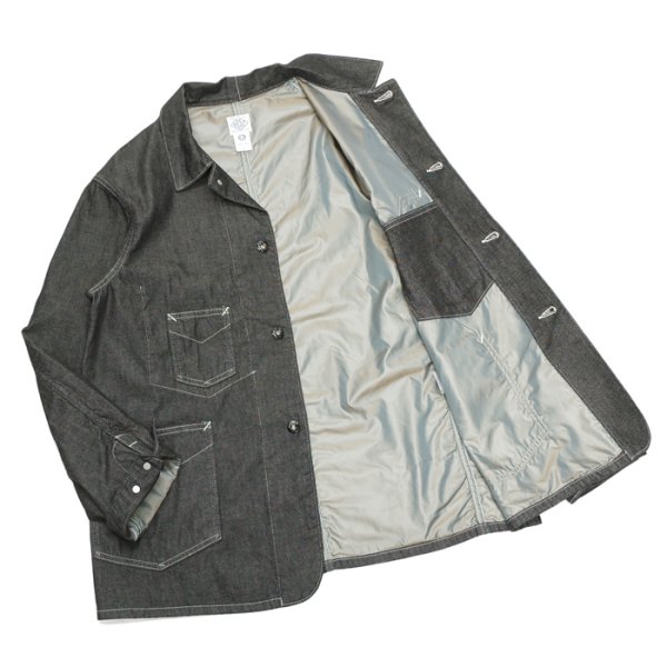 画像8: Post O'Alls（ポストオーバーオールズ）DeLuxe Railroader2（デラックス・レイルローダー2）"8oz Denim with taffeta lining" / Black（ブラック） (8)