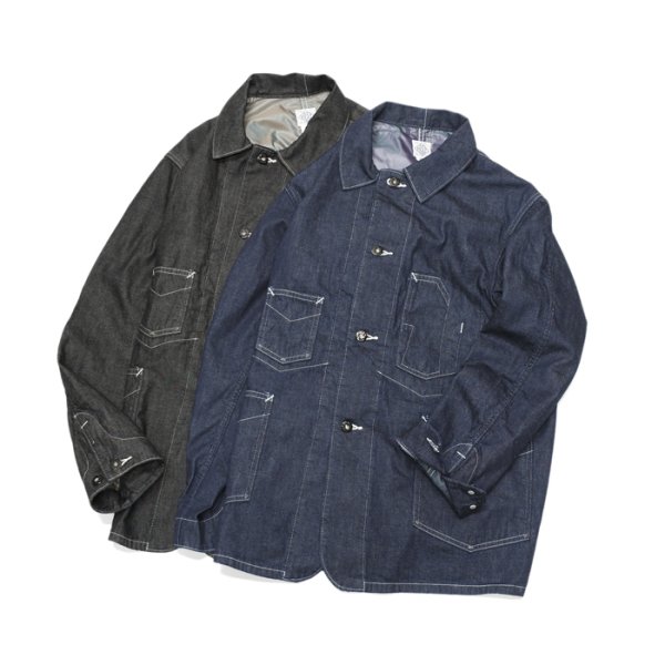 画像10: Post O'Alls（ポストオーバーオールズ）DeLuxe Railroader2（デラックス・レイルローダー2）"8oz Denim with taffeta lining" / Black（ブラック） (10)