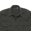 画像3: KAPTAIN SUNSHINE（キャプテンサンシャイン）Garment Dyed Safari Shirt Jacket（ガーメントダイドサファリシャツジャケット）FINX SATIN CLOTH/Taupe（トープ） (3)