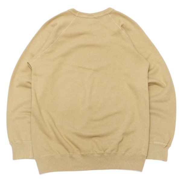 画像2: Good On(グッドオン)Raglan Crew Sweat(ラグランクルースウェット)"Reactive Dye" / Coyote(コヨーテ) (2)