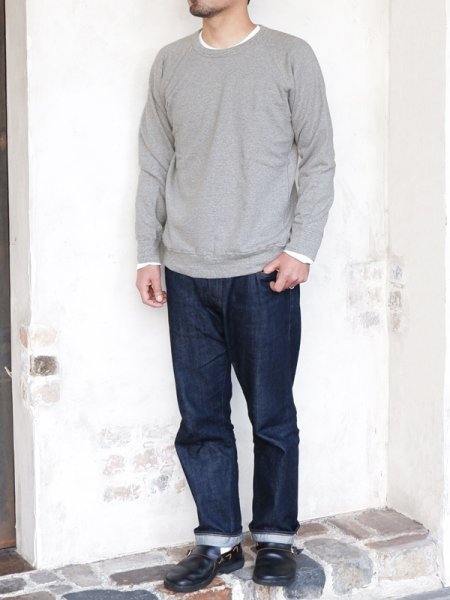 画像8: Good On(グッドオン)Raglan Crew Sweat(ラグランクルースウェット)"Washed" / Metal(メタル) (8)