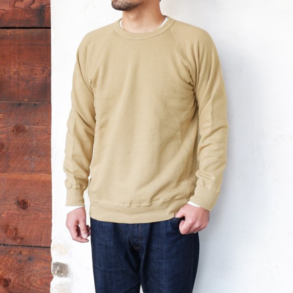 画像7: Good On(グッドオン)Raglan Crew Sweat(ラグランクルースウェット)"Reactive Dye" / Coyote(コヨーテ) (7)