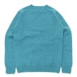 画像2: INVERALLAN（インバーアラン）Crew Neck Saddle Shoulder Sweater（クルーネックサドルショルダーセーター）Supersoft Shetland/Pennan Bay（ブルー） (2)