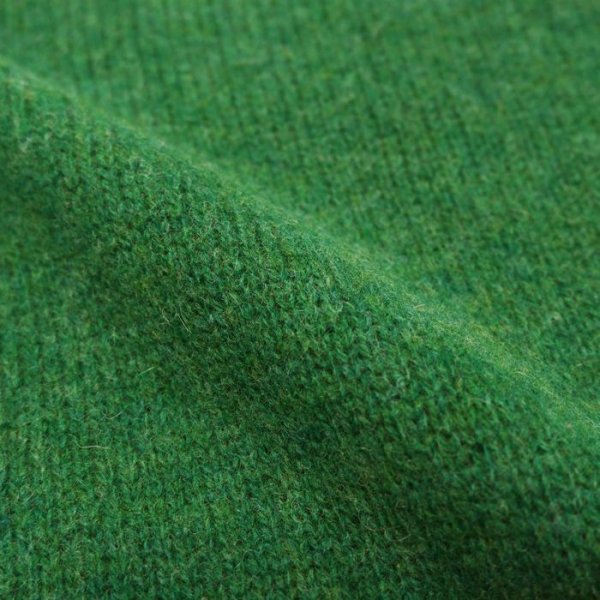 画像7: INVERALLAN(インバーアラン)Crew Neck Saddle Shoulder Sweater(クルーネックサドルショルダーセーター)"Supersoft Shetland" / Pixie(グリーン) (7)
