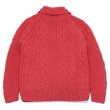 画像2: INVERALLAN（インバーアラン）3a Lumber Cardigan（3aランバーカーディガン）Aran/Redcurrant（レッドカーラント） (2)