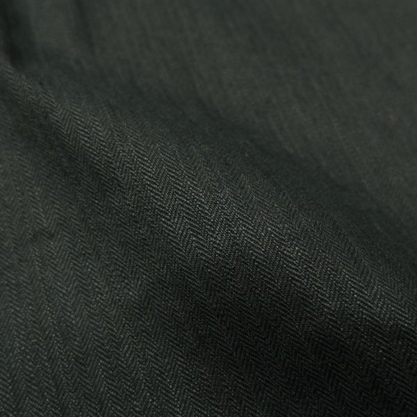 画像10: *A VONTADE(アボンタージ)Atelier Overcoat with Belt(アトリエオーバーコート)”Cotton Linen Herringbone Brushed Lining" / Lamp Black(ランプブラック) (10)