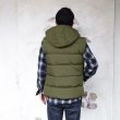 画像13: PYRENEX（ピレネックス）SPOUTNIC VEST（スプートニックベスト）Mini Ripstop /Deep Khaki（ディープカーキ） (13)