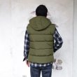 画像13: PYRENEX（ピレネックス）SPOUTNIC VEST（スプートニックベスト）Mini Ripstop/Deep Khaki（ディープカーキ） (13)