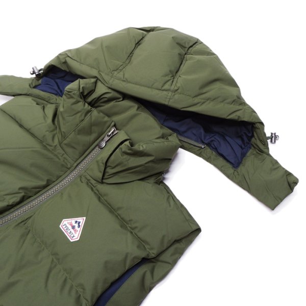 画像5: PYRENEX（ピレネックス）SPOUTNIC MINI RIPSTOP VEST（スプートニックミニリップストップベスト） / Deep Khaki（ディープカーキ） (5)