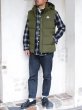 画像14: PYRENEX（ピレネックス）SPOUTNIC VEST（スプートニックベスト）Mini Ripstop/Deep Khaki（ディープカーキ） (14)