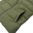 画像8: PYRENEX（ピレネックス）SPOUTNIC VEST（スプートニックベスト）Mini Ripstop /Deep Khaki（ディープカーキ） (8)