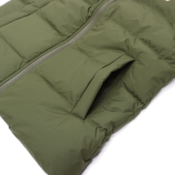 画像8: PYRENEX（ピレネックス）SPOUTNIC MINI RIPSTOP VEST（スプートニックミニリップストップベスト） / Deep Khaki（ディープカーキ） (8)