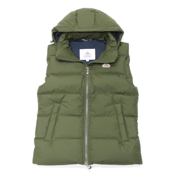 画像1: PYRENEX（ピレネックス）SPOUTNIC VEST（スプートニックベスト）Mini Ripstop /Deep Khaki（ディープカーキ） (1)
