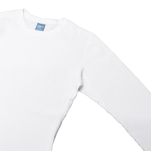 画像4: Good On（グッドオン）Long Sleeve Thermal Tee（ロングスリーブサーマルTシャツ）"Washed" / White（ホワイト） (4)