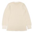 画像2: Good On（グッドオン）Long Sleeve Thermal Tee（ロングスリーブサーマルTシャツ）"Pigment Dye"/Natural（ナチュラル） (2)