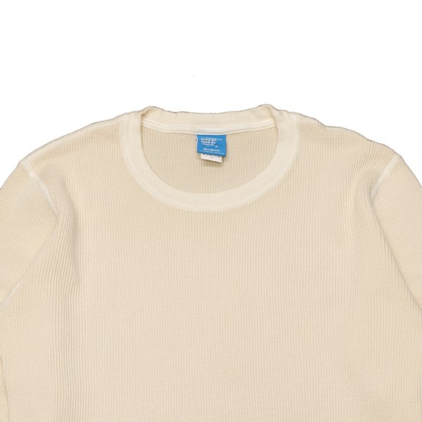 画像3: Good On（グッドオン）Long Sleeve Thermal Tee（ロングスリーブサーマルTシャツ）"Pigment Dye" / Natural（ナチュラル） (3)