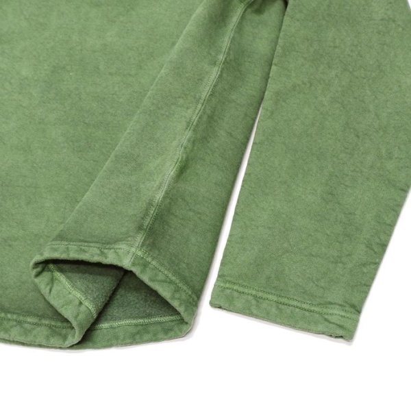 画像5: Good On(グッドオン)Rough Crew Sweat(ラフクルースウェット)"Pigment Dye" / Dk.Green(ダークグリーン) (5)