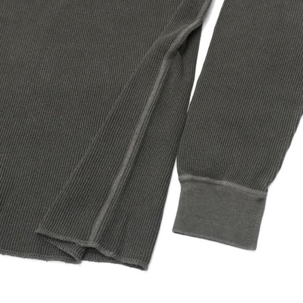 画像5: Good On(グッドオン)Long Sleeve Thermal Tee(ロングスリーブサーマルTシャツ)"Pigment Dye" / Black(ブラック) (5)