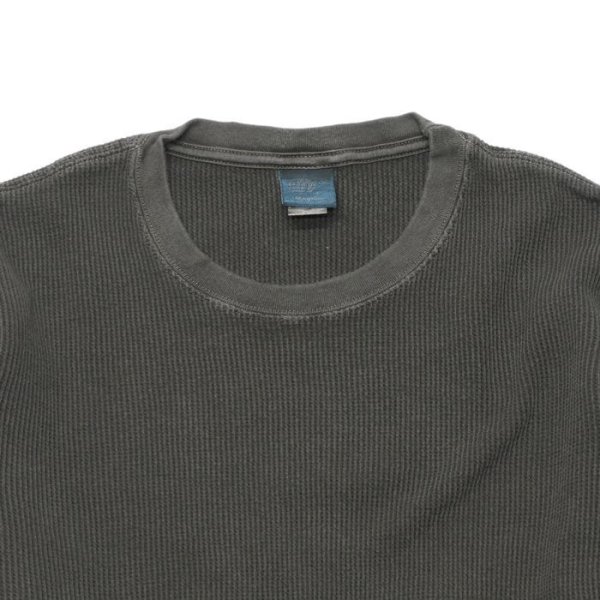 画像3: Good On(グッドオン)Long Sleeve Thermal Tee(ロングスリーブサーマルTシャツ)"Pigment Dye" / Black(ブラック) (3)