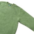 画像4: Good On（グッドオン）Rough Crew Sweat（ラフクルースウェット）"Pigment Dye"/Dk.Green（ダークグリーン） (4)