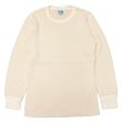 画像1: Good On（グッドオン）Long Sleeve Thermal Tee（ロングスリーブサーマルTシャツ）"Pigment Dye"/Natural（ナチュラル） (1)