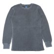 画像1: Good On（グッドオン）Long Sleeve Thermal Tee（ロングスリーブサーマルTシャツ）"Pigment Dye"/Navy（ネイビー） (1)