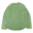 画像2: Good On（グッドオン）Rough Crew Sweat（ラフクルースウェット）"Pigment Dye"/Dk.Green（ダークグリーン） (2)