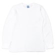 画像1: Good On（グッドオン）Long Sleeve Thermal Tee（ロングスリーブサーマルTシャツ）"Washed"/White（ホワイト） (1)