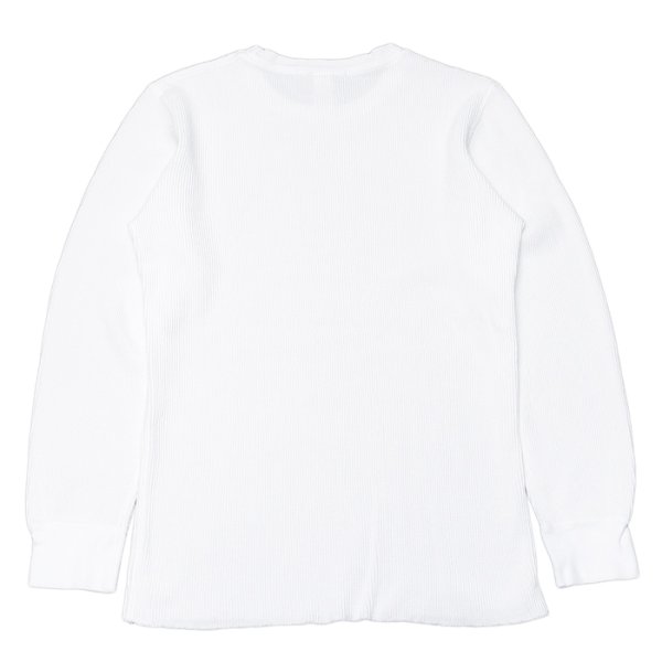 画像2: Good On（グッドオン）Long Sleeve Thermal Tee（ロングスリーブサーマルTシャツ）"Washed" / White（ホワイト） (2)