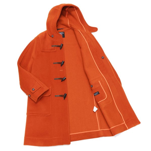 画像7: INVERTERE(インバーティア)LONG LENGTH DUFFLE COAT(ロングレングスダッフルコート)"Joshua Ellis" / Orange(オレンジ) (7)