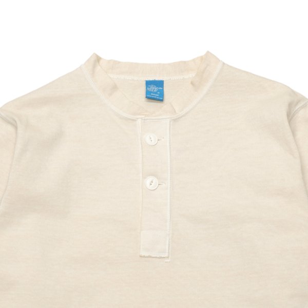 画像6: Good On(グッドオン)Long Sleeve Heavy Henley Neck Tee(ロングスリーブヘビーヘンリーネックTシャツ)"Pigment Dye" / Natural(ナチュラル)・Black(ブラック) (6)