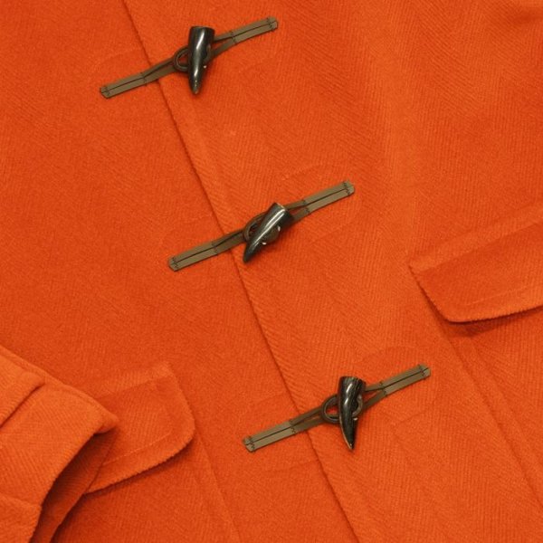 画像6: INVERTERE(インバーティア)LONG LENGTH DUFFLE COAT(ロングレングスダッフルコート)"Joshua Ellis" / Orange(オレンジ) (6)