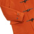 画像5: INVERTERE（インバーティア）LONG LENGTH DUFFLE COAT（ロングレングスダッフルコート）Joshua Ellis/Orange（オレンジ） (5)