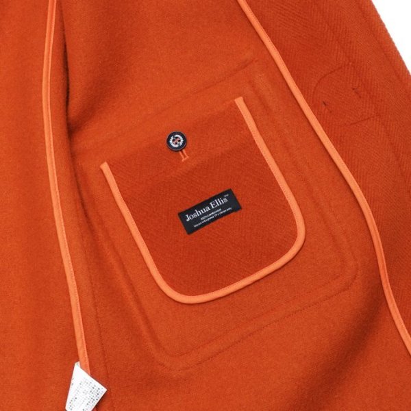 画像8: INVERTERE(インバーティア)LONG LENGTH DUFFLE COAT(ロングレングスダッフルコート)"Joshua Ellis" / Orange(オレンジ) (8)