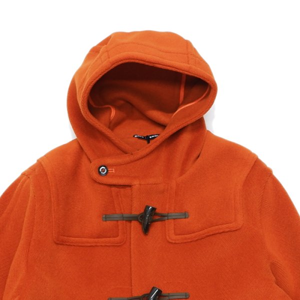 画像2: INVERTERE(インバーティア)LONG LENGTH DUFFLE COAT(ロングレングスダッフルコート)"Joshua Ellis" / Orange(オレンジ) (2)
