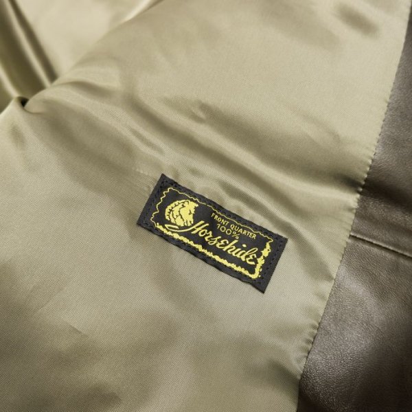 画像10: 【PointUp10%11/10迄】Y'2 LEATHER(ワイツーレザー)OIL SOFT HORSE&MOUTON DOWN VEST(オイルソフトホース&ムートンダウンベスト)/Olive×Camel+Yellow Mouton(オリーブ×キャメル+イエロームートン) (10)