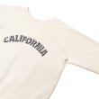 画像4: Mixta（ミクスタ）Print Raglan Crew Sweat（プリント付きラグランクルースウェット）"CALIFORNIA 3D"/Green Tea（グリーンティー）※Lサイズのみ (4)