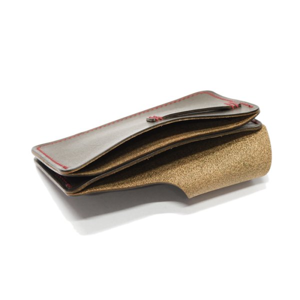 画像5: ARTS&CRAFTS(アーツアンドクラフツ)CARD CASE"W"(カードケースW)ELBAMATT ACC/Olive(オリーブ) (5)