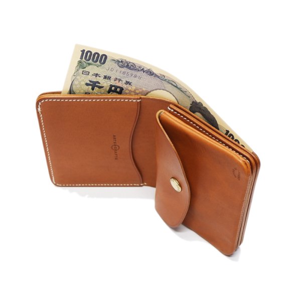 画像5: ARTS&CRAFTS(アーツアンドクラフツ)BILLFOLD WALLET(ビルフォールドウォレット)ELBAMATT ACC/Tan(タン) (5)