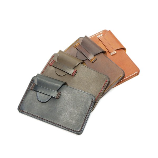 画像7: ARTS&CRAFTS(アーツアンドクラフツ)CARD CASE"W"(カードケースW)ELBAMATT ACC/Black(ブラック) (7)